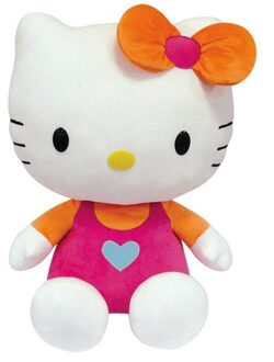 Jemini Hello Kitty - 50cm - roze - knuffel - Pluche - knuffeldier - katten