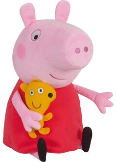Jemini Peppa Big knuffel - 30 cm - pluche - kinder speelgoed - knuffels - Peppa thema knuffel