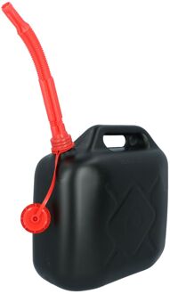 Jerrycan Kunststof Zwart/rood 10l