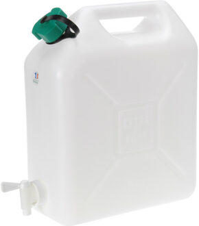 Jerrycan voor water - 10 liter - Kunststof - met kraantje en dop