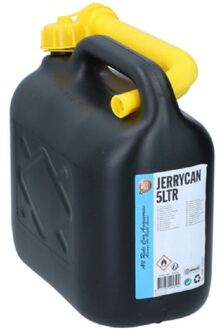 Jerrycan zwart benzinebest. 5ltr