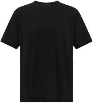 Jersey Crepe T-shirt in Zwart Herno , Black , Heren - 2Xl,L,M,4Xl,3Xl