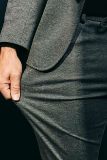 Jersey Suit Antraciet Grijs - 48,98,50,46,52