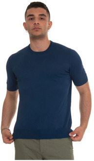 Jersey T-shirt Gran Sasso , Blue , Heren - 4Xl,3Xl