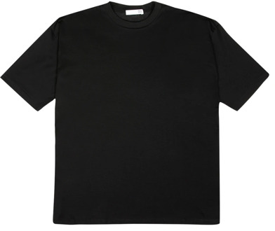 Jersey T-shirt Lichtgewicht Korte Mouw Made in Italy Douuod Woman , Black , Dames - S,Xs