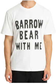 Jersey T-shirt Unisex Off-White Barrow , White , Heren - L