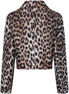 Jessi-jas in luipaardprint - maat XL