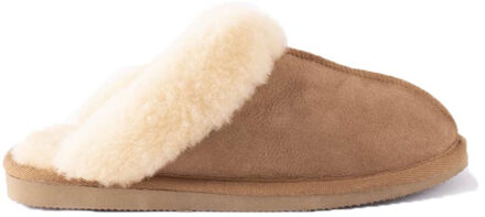 Jessica Dames Pantoffels - Chestnut - Maat 37