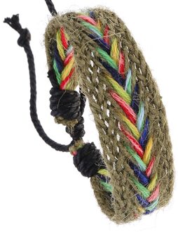 Jessingshow Boho Gevlochten Armbanden Voor Vrouwen Vriendschap Bohemian Handweave Vlas Touw Etnische Charm Mannen Vintage Sieraden Pulseras