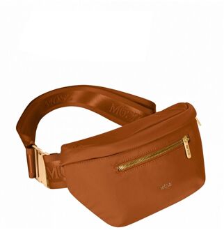 Jessy Fannypack burned orange damestas heuptas Oranje - H 15 x B 27 x D 7 cm