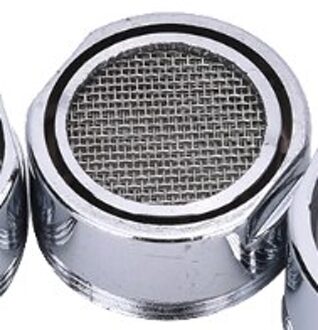 Jetting 1Pcs 20/22/24/28Mm Chrome Plastic Kraan Tap Beluchter Nozzle Spuit Filter Water saving 4 Maten MULTI