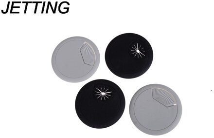 Jetting 2 Stks/set Beste 60 Mm Computer Kabeldoorvoerklep Tafel Kabel Outlet Poort Oppervlak Draad Gat Cover Duurzaam