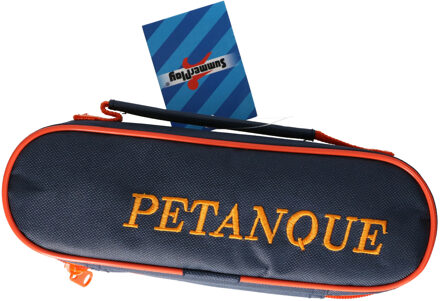 Jeu de boules set - in draagtas - 3 ballen/1 but - petanque- Kaatsbal - Cochonnette