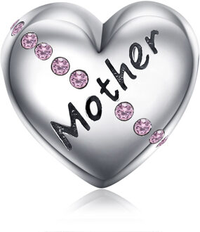 JewelryPalace Hart Moeder 925 Sterling Zilveren Kralen Bedels Zilver 925 Originele Voor Armband Zilver 925 originele Sieraden Maken