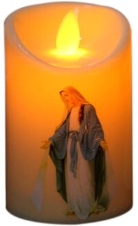 Jezus Christus Kaarsen Lamp Led Theelichtje Romantische Pijler Licht Creatieve Vlamloze H051 3