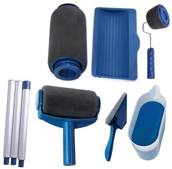 Jfbl 9 Stks/set Verf Runner Voor Roller Borstel Handvat Tool Stroomden Edger Kamer Muur Schilderen Thuis Kantoor Kamer Multifunctionele roll