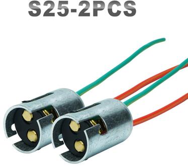 JGAUT T10 Zwart Grijs Zachte Socket T10 Hard Socket S25 Enkele Dubbele Punt Met Bedrading Controller Van Dagrijverlichting S25 dubbele punt