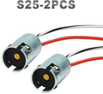 JGAUT T10 Zwart Grijs Zachte Socket T10 Hard Socket S25 Enkele Dubbele Punt Met Bedrading Controller Van Dagrijverlichting S25 single punt