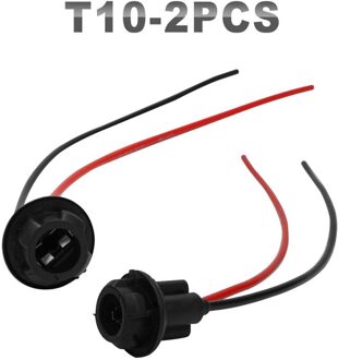 JGAUT T10 Zwart Grijs Zachte Socket T10 Hard Socket S25 Enkele Dubbele Punt Met Bedrading Controller Van Dagrijverlichting T10 zacht Socket 2