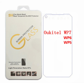 JGKK For Oukitel WP7 WP6 WP5 Pro WP 7 Tempered Glass 100% Original Premium 2.5D Screen Protector Film For Oukitel WP7 WP6 Glass