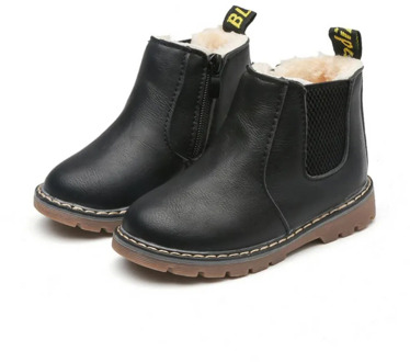 JGSHOWKITO New Fashion Baby Girl Boy Boots Winter Kids Shoes For Boys Girls Classical Design Martin Boots Vintage Ankle Boots