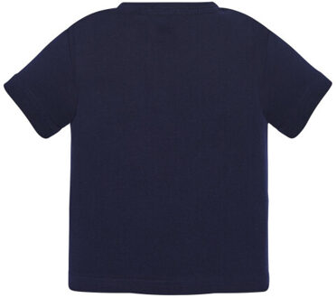 Jhk Baby effen t-shirt met ronde hals Blauw - 92