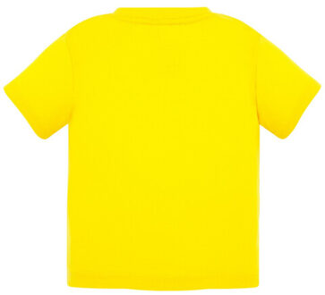 Jhk Baby effen t-shirt met ronde hals Goud - 80