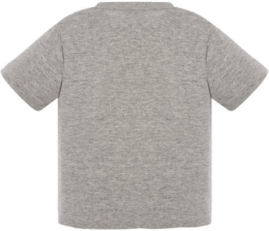 Jhk Baby effen t-shirt met ronde hals Grijs - 92