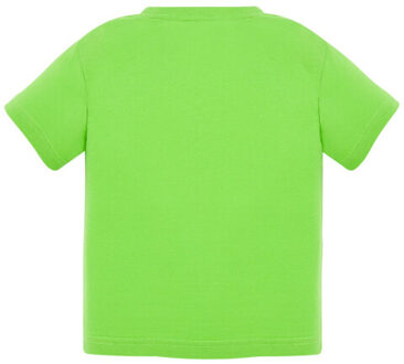 Jhk Baby effen t-shirt met ronde hals Groen - 80