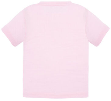 Jhk Baby effen t-shirt met ronde hals - maat 80 Roze