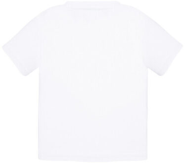 Jhk Baby effen t-shirt met ronde hals - maat 80 Wit