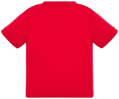 Jhk Baby effen t-shirt met ronde hals Rood - 80