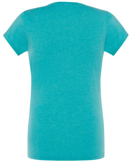 Jhk Dames comfort heather regular t-shirt Blauw - M