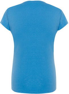 Jhk Dames comfort regelmatig t-shirt Blauw - XXL