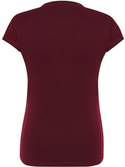 Jhk Dames comfort regelmatig t-shirt Rood - S
