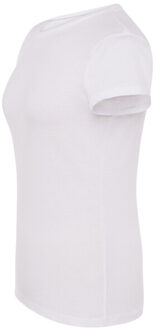 Jhk Dames comfort regelmatig t-shirt Wit - M