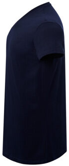 Jhk Dames curves v hals t-shirt Blauw - XL