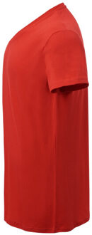 Jhk Dames curves v hals t-shirt - maat M Rood