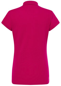 Jhk Dames effen plus poloshirt - maat S Roze