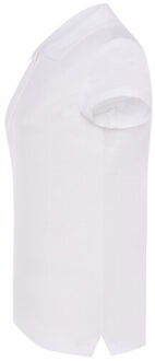 Jhk Dames effen plus poloshirt Wit - L