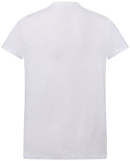 Jhk Dames effen plus t-shirt - maat S Wit