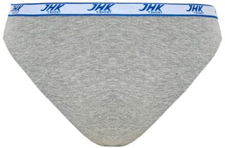 Jhk Dames melange slips (set van 3) - maat M Grijs
