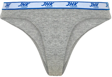 Jhk Dames melange string (set van 3) Grijs - XXL