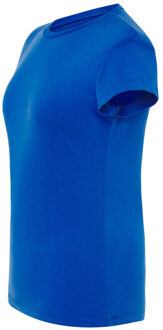 Jhk Dames premium normaal t-shirt Blauw - S