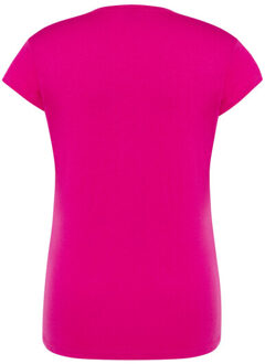 Jhk Dames premium normaal t-shirt - maat L Roze