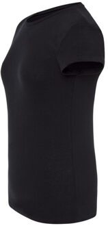 Jhk Dames premium normaal t-shirt - maat L Zwart