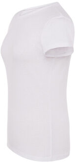 Jhk Dames premium normaal t-shirt Wit - M