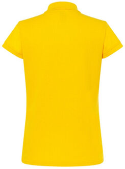 Jhk Dames regular poloshirt Goud - L