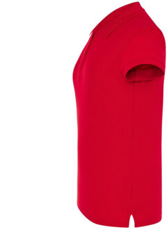 Jhk Dames regular poloshirt - maat L Rood