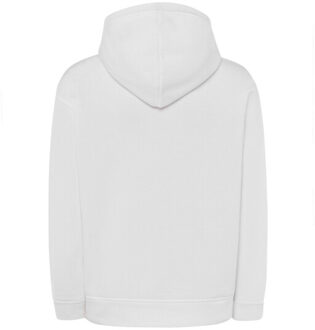 Jhk Effen heren capuchon met kangoeroezak Wit - XXXL